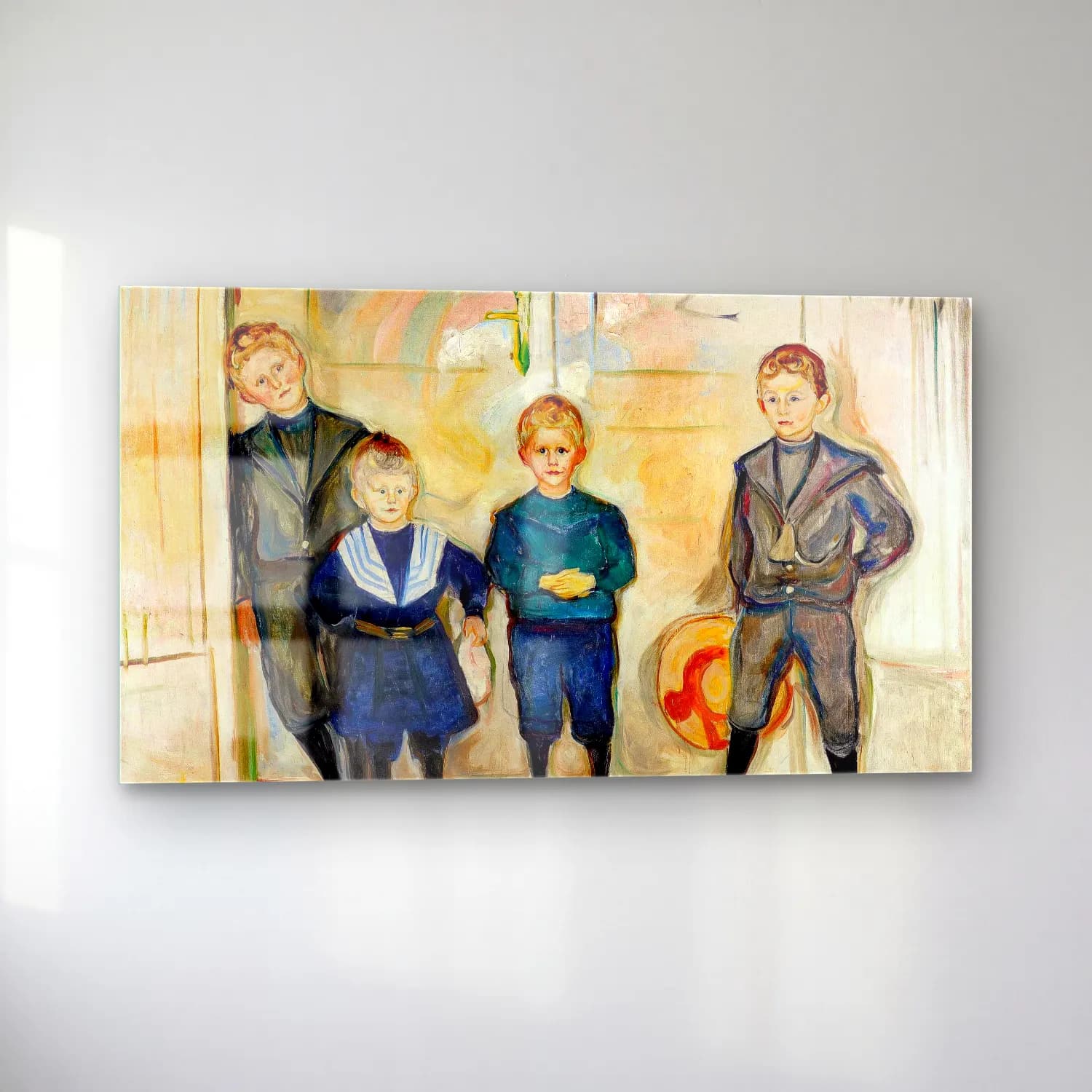 Edvard Munch – Soehne des Dr Linde cam tablo — sol açıdan görünüm