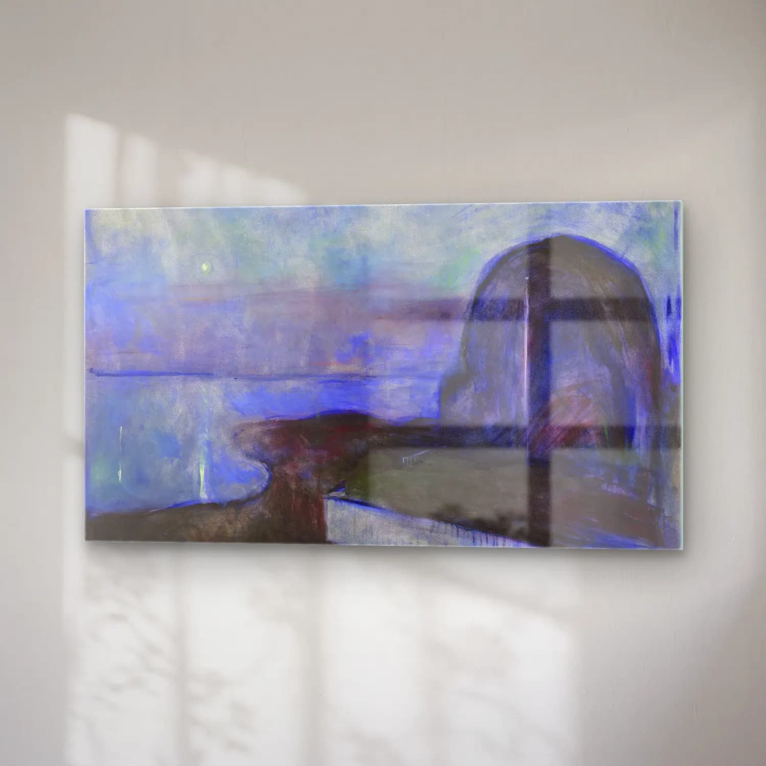 Edvard Munch – Starry Night cam tablo — sağ açıdan görünüm