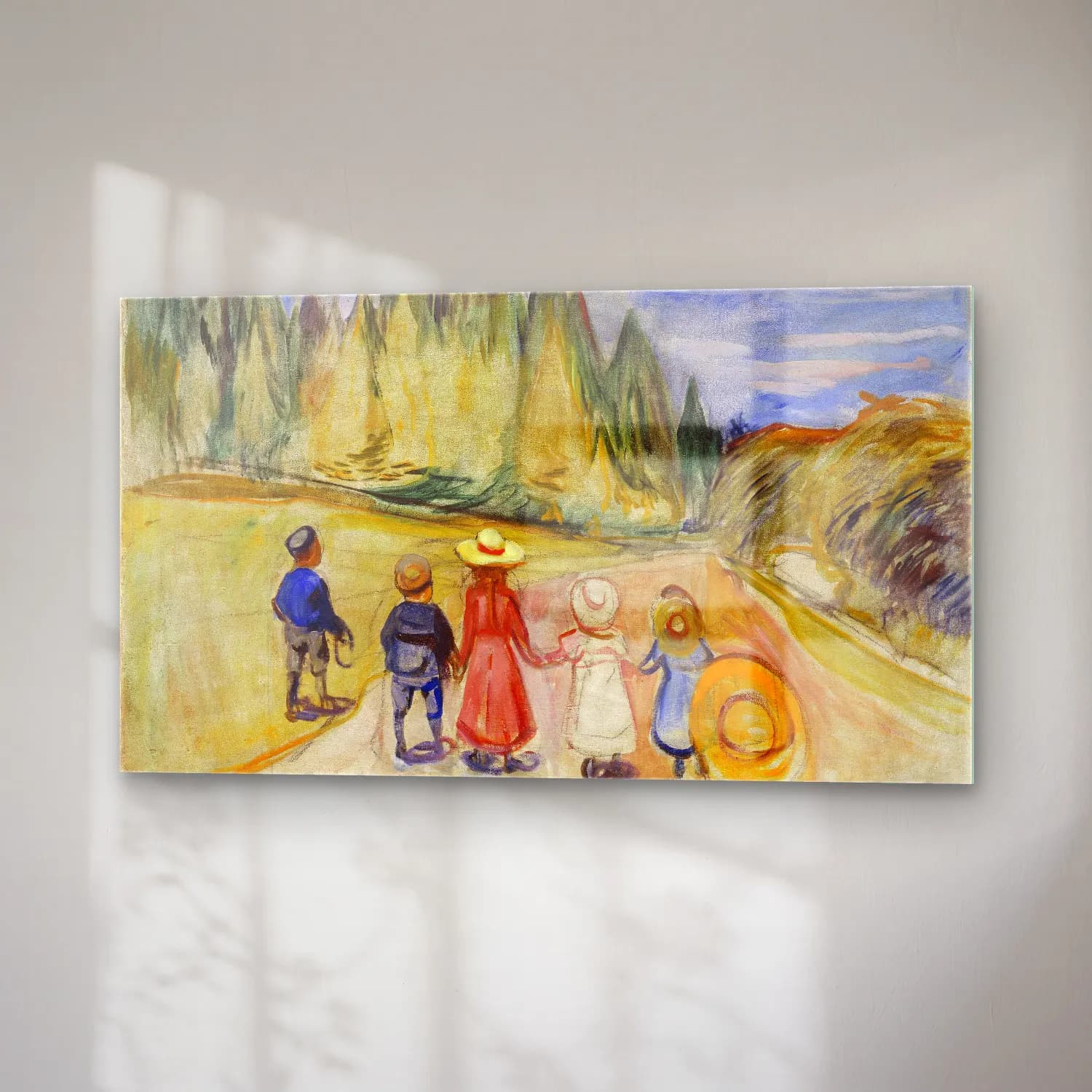 Edvard Munch – The Fairytale Forest cam tablo — sağ açıdan görünüm