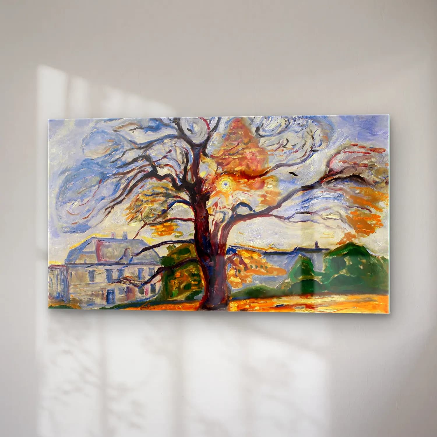 Edvard Munch – The Oak Thielska cam tablo — sağ açıdan görünüm