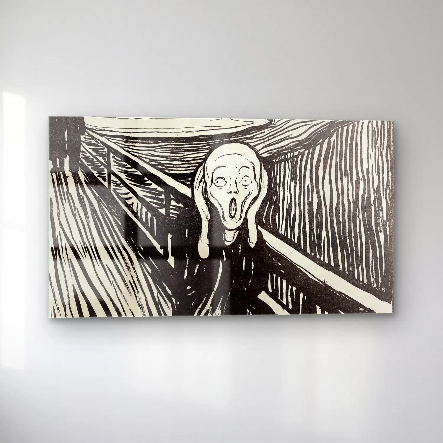 Edvard Munch – The Scream cam tablo — sol açıdan görünüm