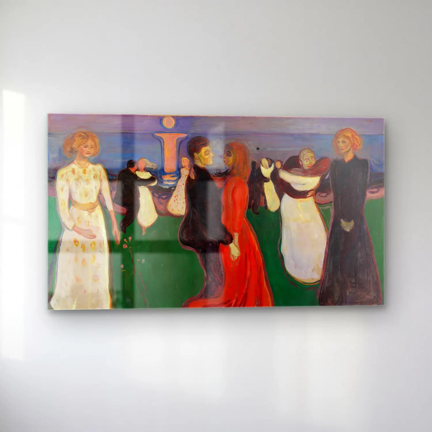 Edvard Munch – The dance of life cam tablo — sol açıdan görünüm