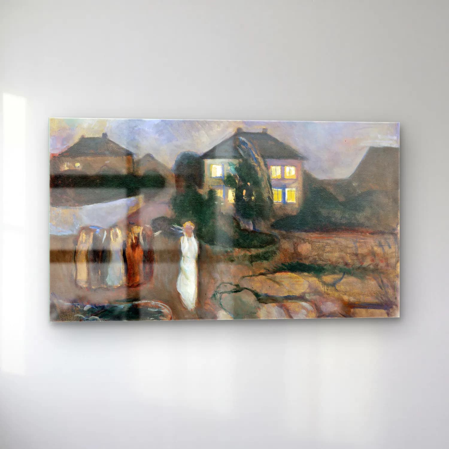 Edvard Munch – The storm cam tablo — sol açıdan görünüm