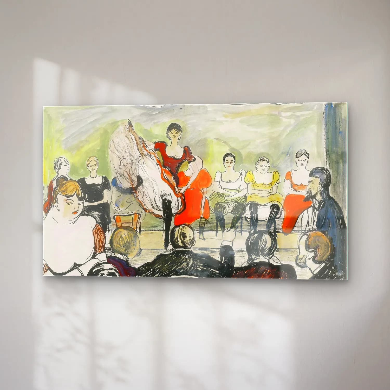 Edvard Munch – Tingletangle cam tablo — sağ açıdan görünüm