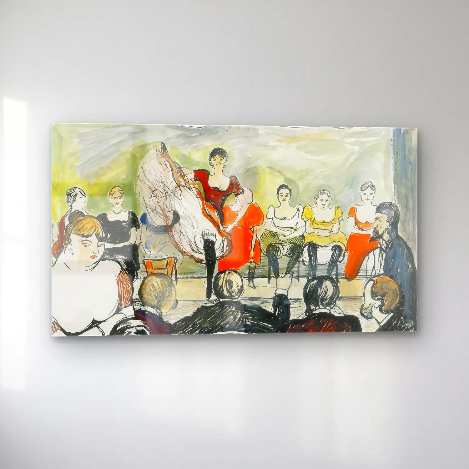 Edvard Munch – Tingletangle cam tablo — sol açıdan görünüm