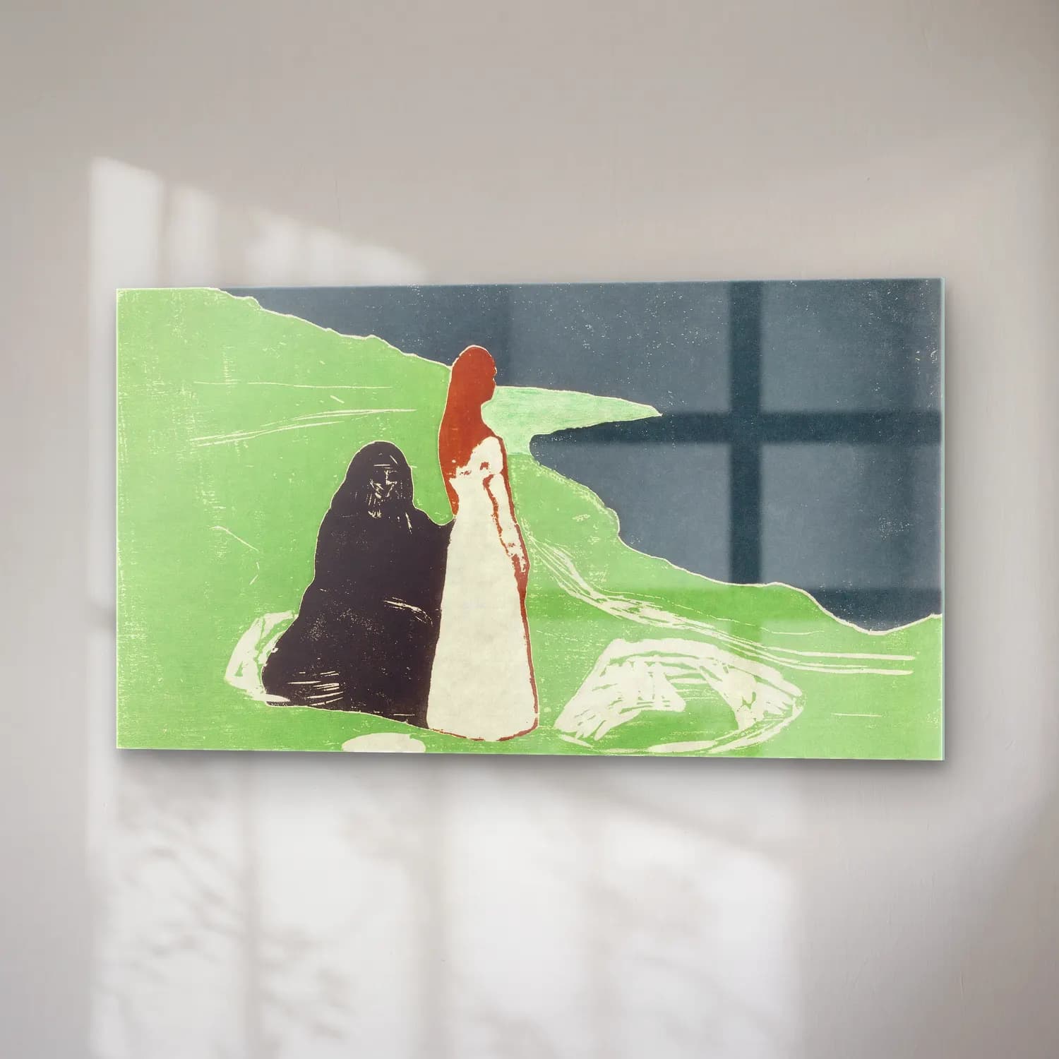Edvard Munch – Two Women on the Shore cam tablo — sağ açıdan görünüm