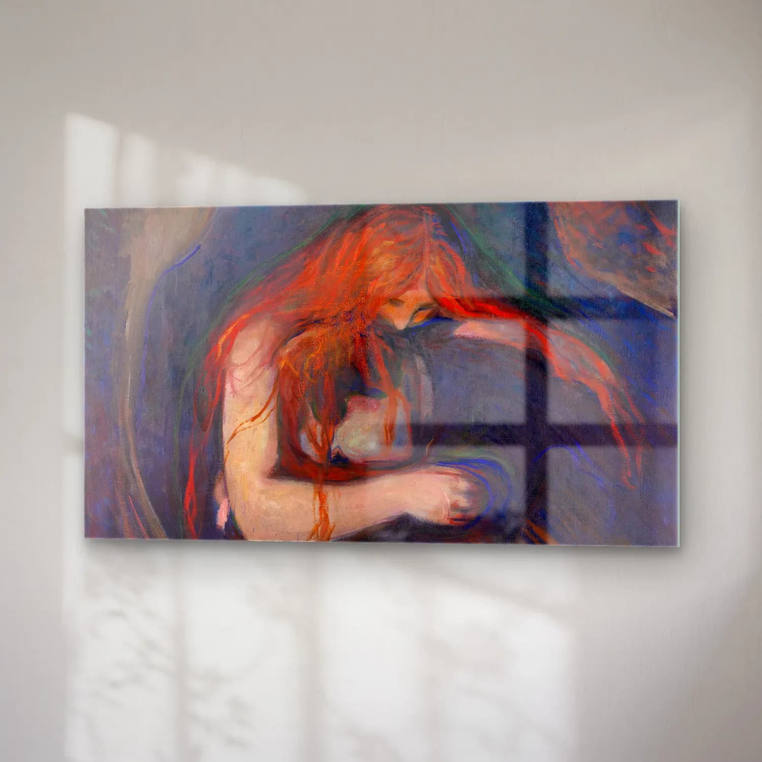 Edvard Munch – Vampire cam tablo — sağ açıdan görünüm