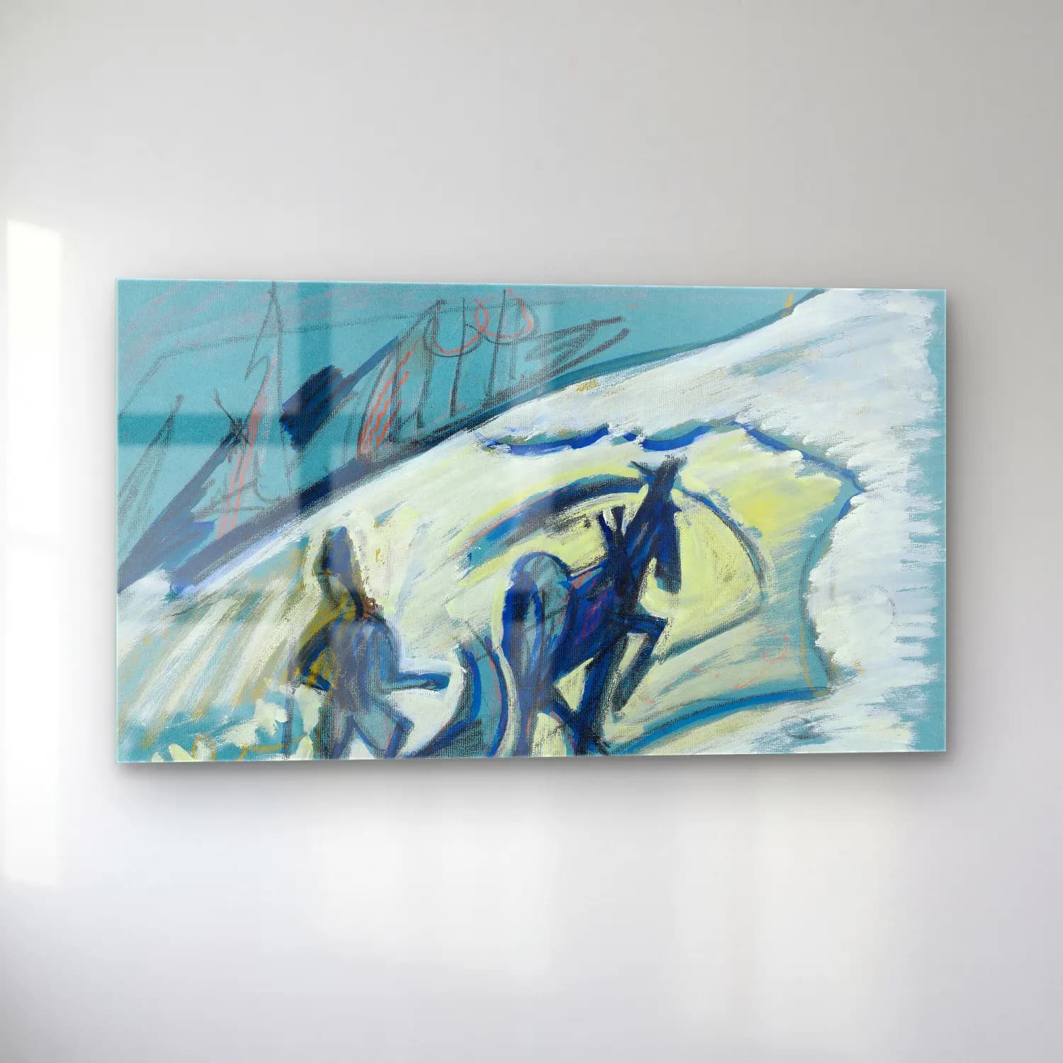 Ernst Ludwig Kirchner – Bauer mit Pferdeschlitten cam tablo — sol açıdan görünüm