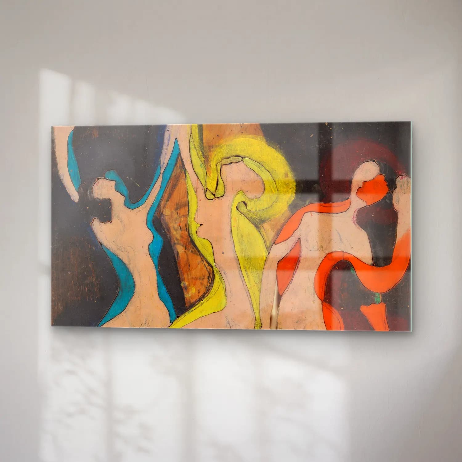 Ernst Ludwig Kirchner – Farbentanz, Farbstock II cam tablo — sağ açıdan görünüm