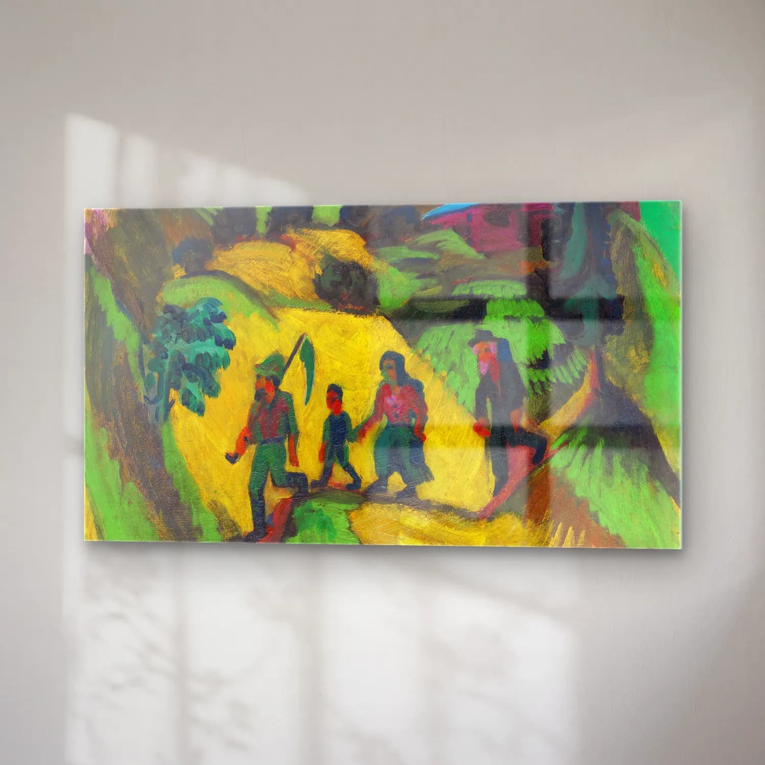 Ernst Ludwig Kirchner – Heimkehrender Heuer cam tablo — sağ açıdan görünüm