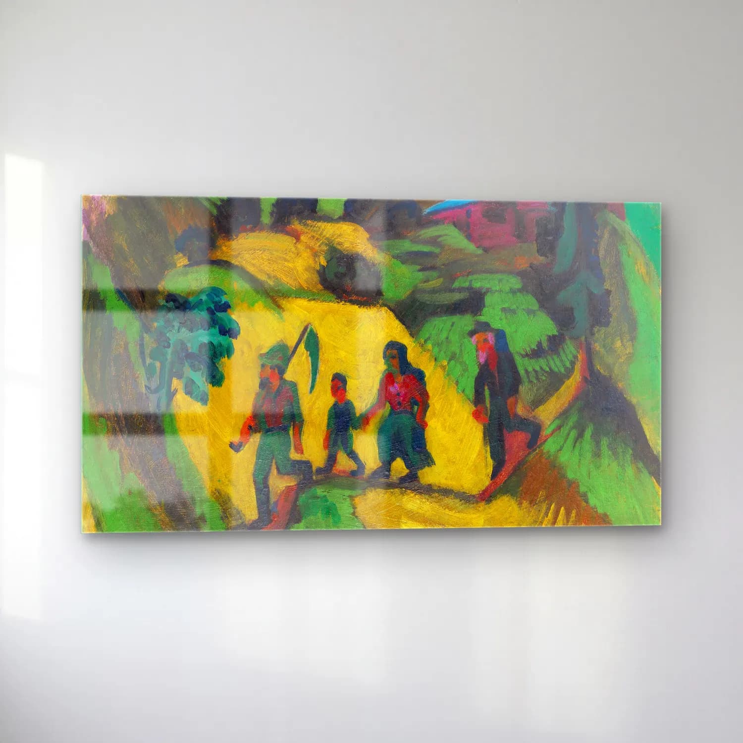 Ernst Ludwig Kirchner – Heimkehrender Heuer cam tablo — sol açıdan görünüm