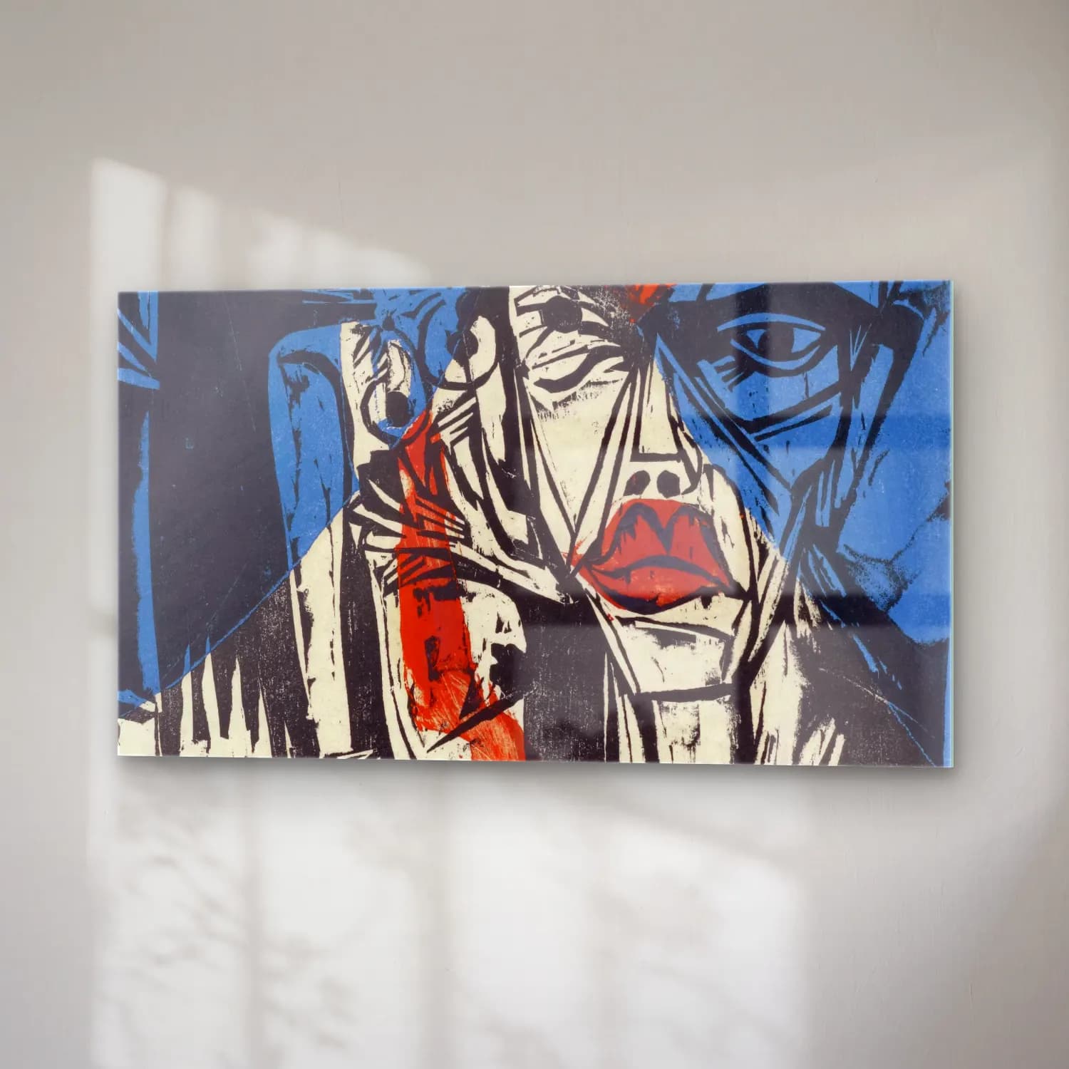 Ernst Ludwig Kirchner – Kämpfe – Qualen der Liebe cam tablo — sağ açıdan görünüm