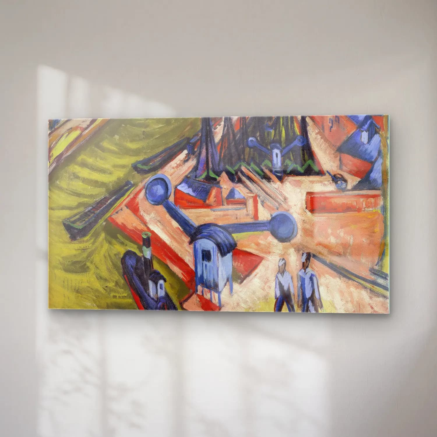 Ernst Ludwig Kirchner – Längmatte bei Monduntergang cam tablo — sağ açıdan görünüm