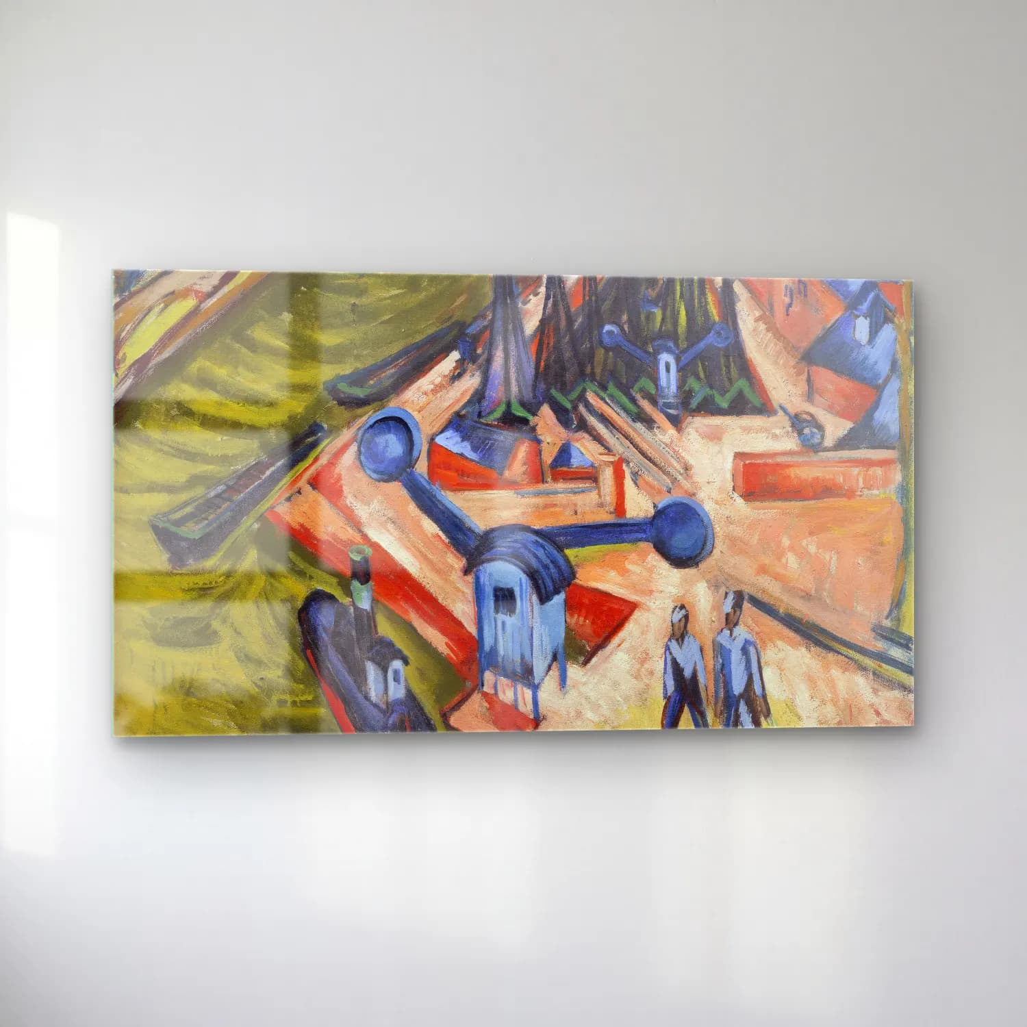 Ernst Ludwig Kirchner – Längmatte bei Monduntergang cam tablo — sol açıdan görünüm