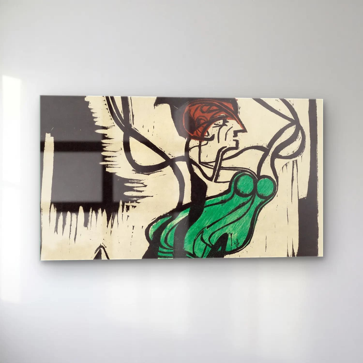 Ernst Ludwig Kirchner – Palucca cam tablo — sol açıdan görünüm