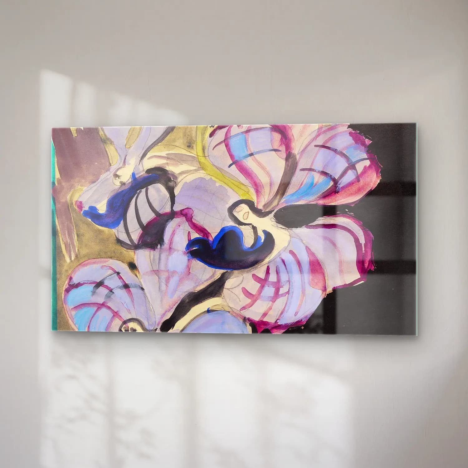 Ernst Ludwig Kirchner – Stillleben mit Orchideen (Tanzende Traumwesen) cam tablo — sağ açıdan görünüm