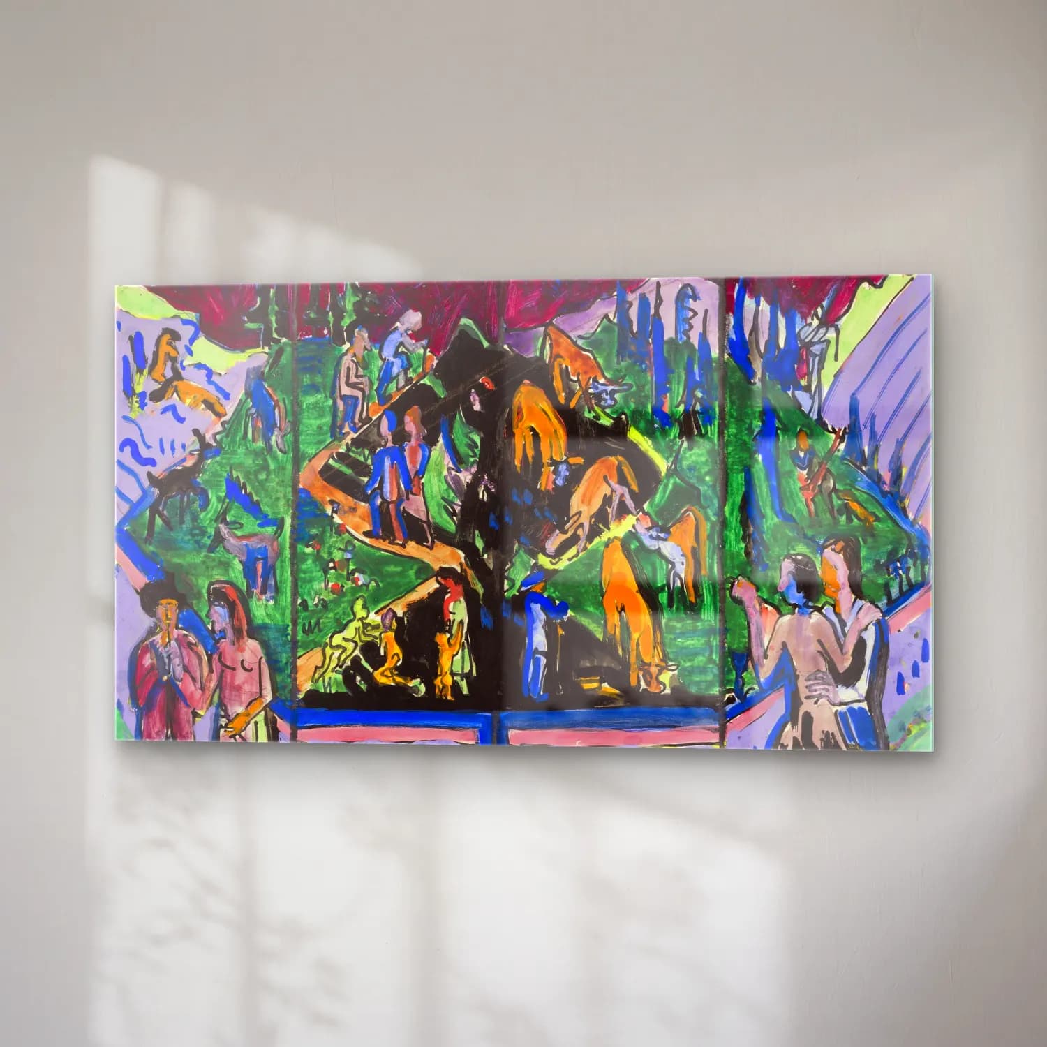 Ernst Ludwig Kirchner – The Life (Hagemann Design) cam tablo — sağ açıdan görünüm