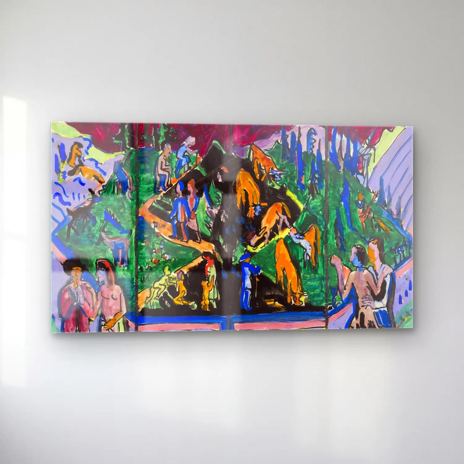 Ernst Ludwig Kirchner – The Life (Hagemann Design) cam tablo — sol açıdan görünüm