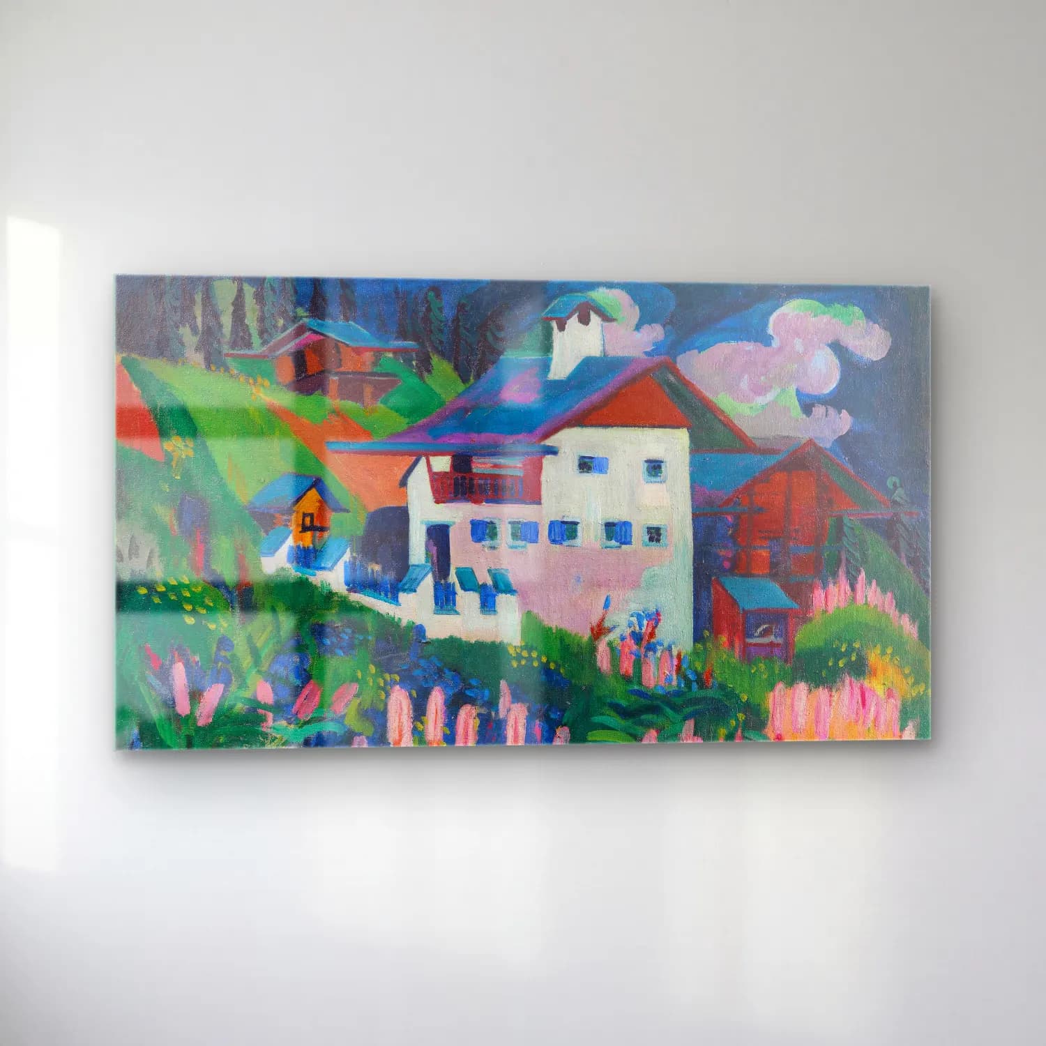 Ernst Ludwig Kirchner – Unser Haus cam tablo — sol açıdan görünüm