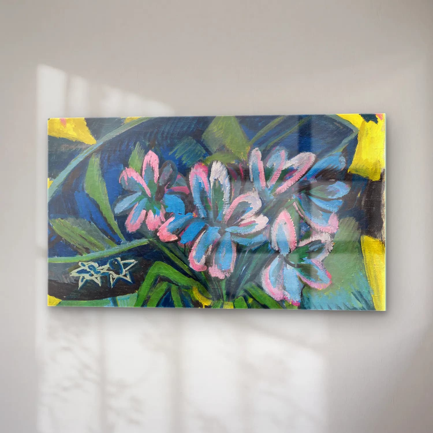 Ernst Ludwig Kirchner – Verblühte Tulpen cam tablo — sağ açıdan görünüm
