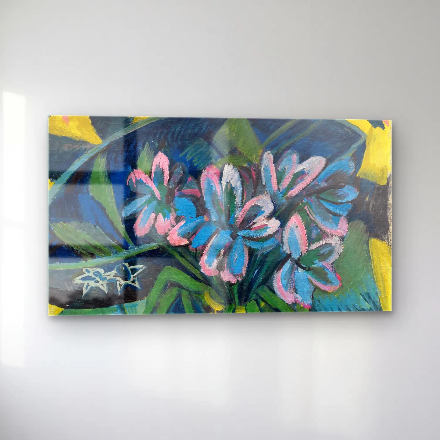 Ernst Ludwig Kirchner – Verblühte Tulpen cam tablo — sol açıdan görünüm