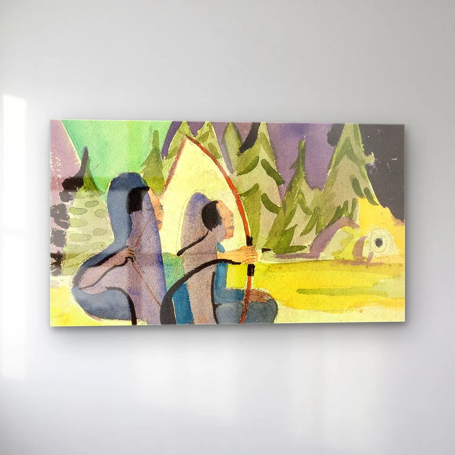 Ernst Ludwig Kirchner – archer cam tablo — sol açıdan görünüm