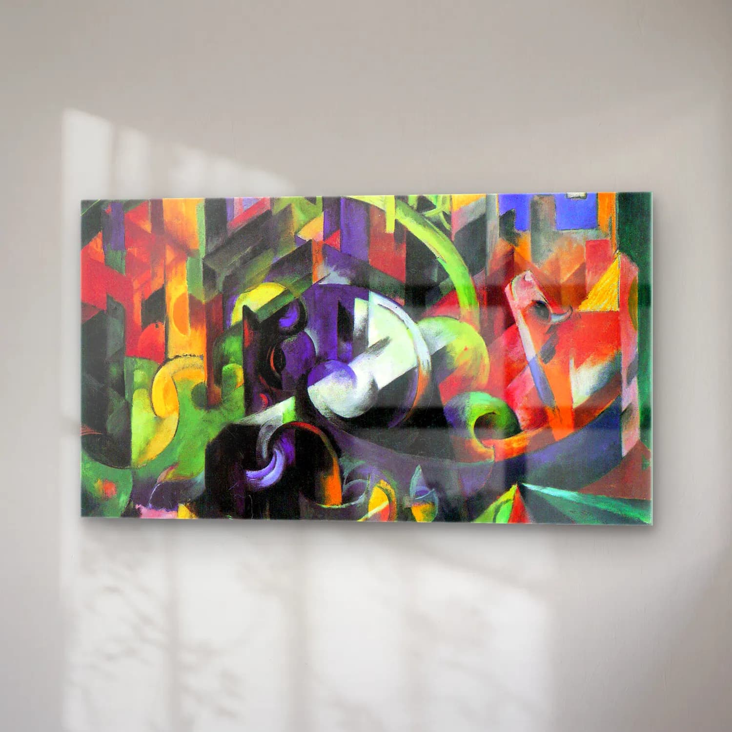 Franz Marc – Abstract with cattle cam tablo — sağ açıdan görünüm