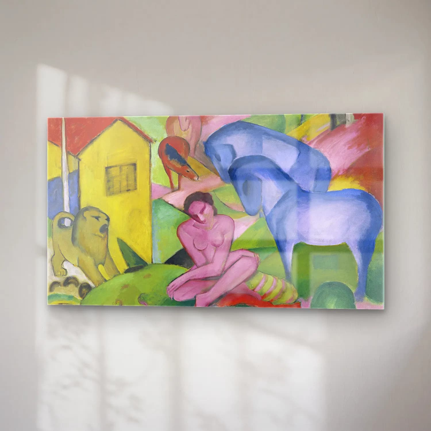 Franz Marc – Der Traum - Google Art Project cam tablo — sağ açıdan görünüm
