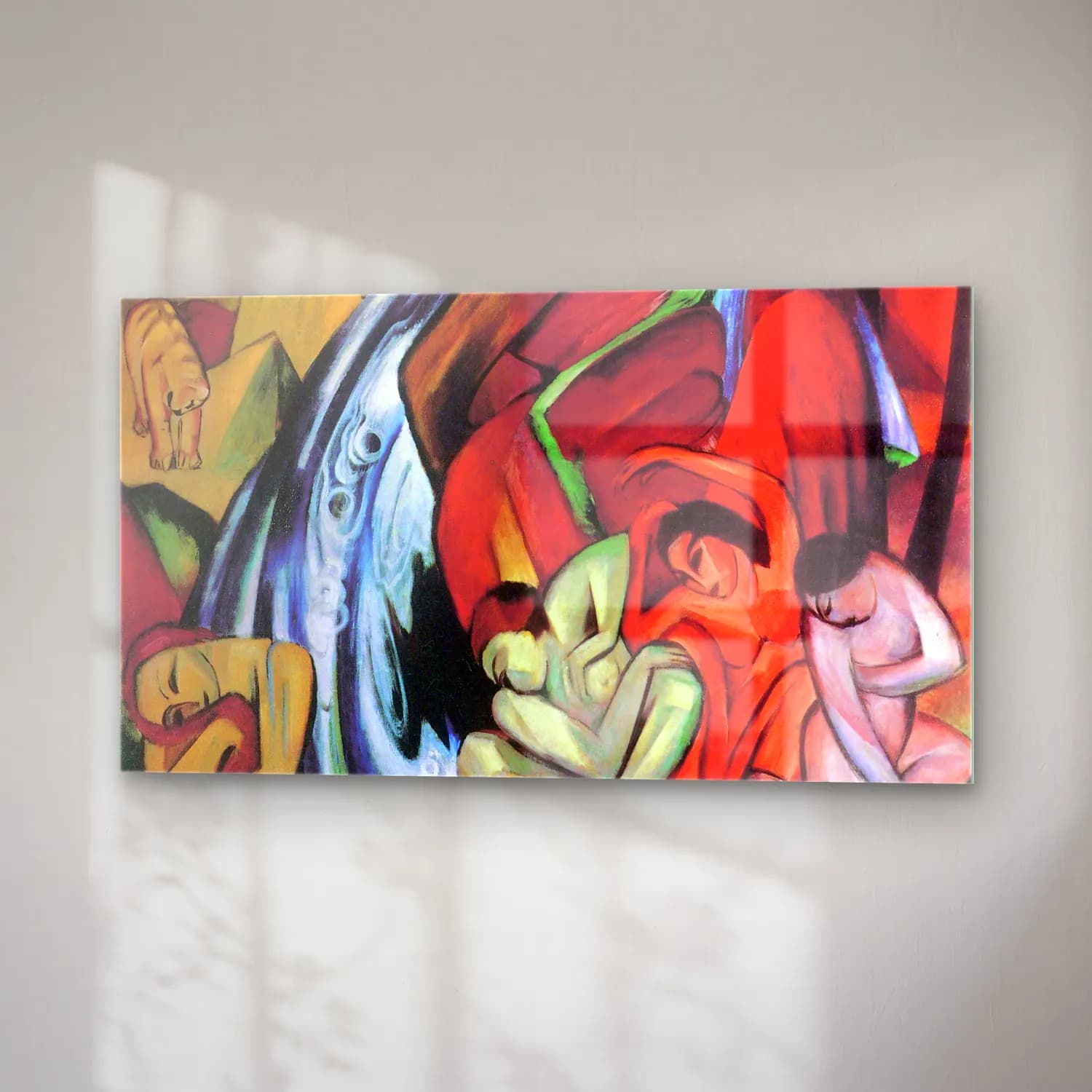 Franz Marc – Der Wasserfall cam tablo — sağ açıdan görünüm