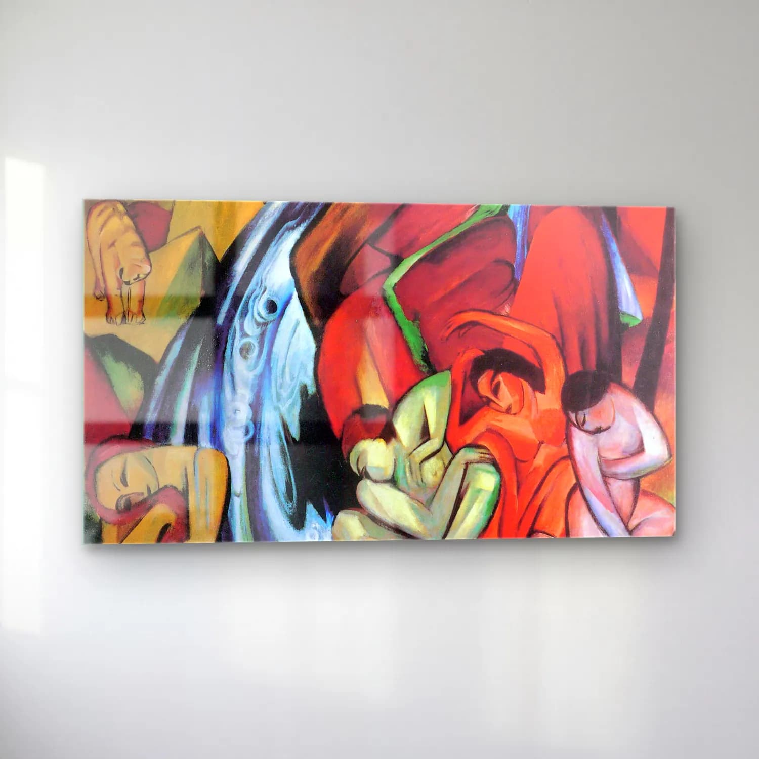 Franz Marc – Der Wasserfall cam tablo — sol açıdan görünüm