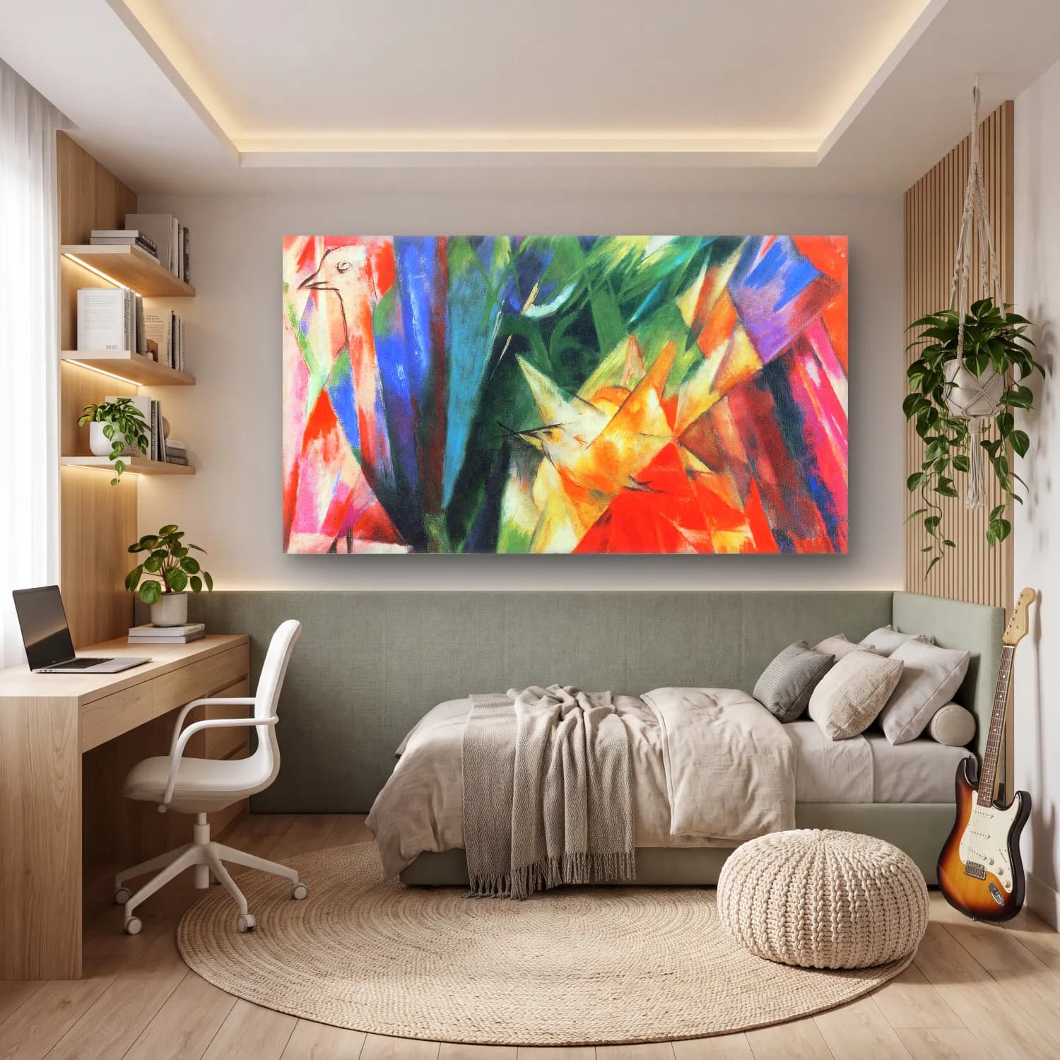 Franz Marc – Fowl cam tablo — genç odasında