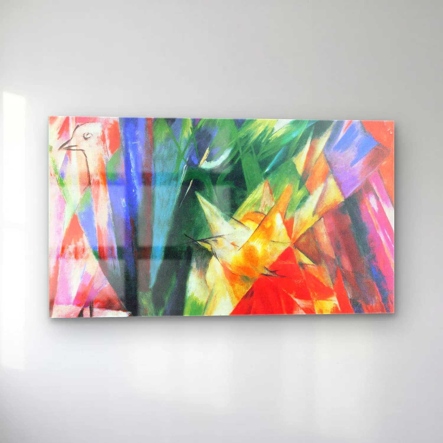 Franz Marc – Fowl cam tablo — sol açıdan görünüm