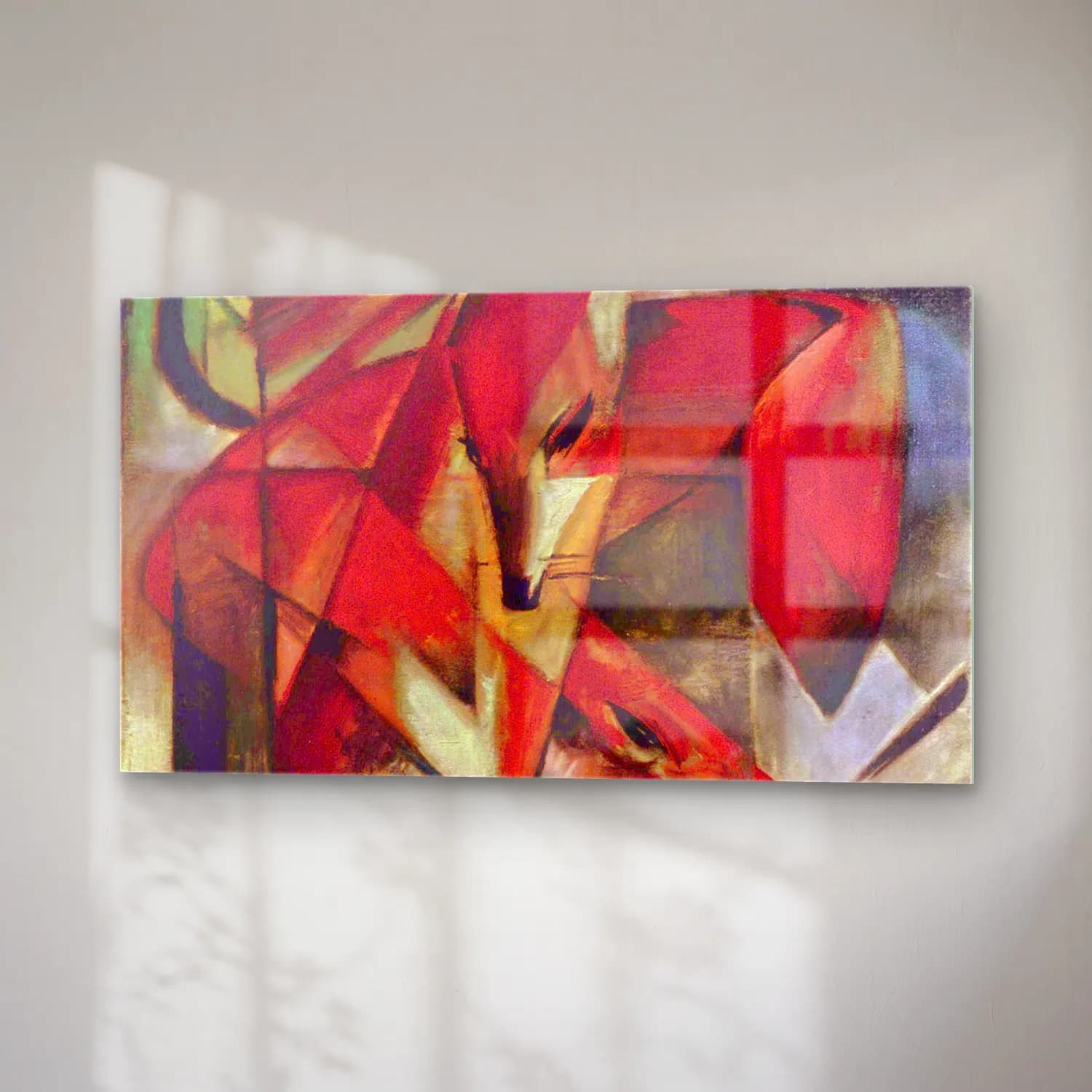 Franz Marc – Foxes cam tablo — sağ açıdan görünüm