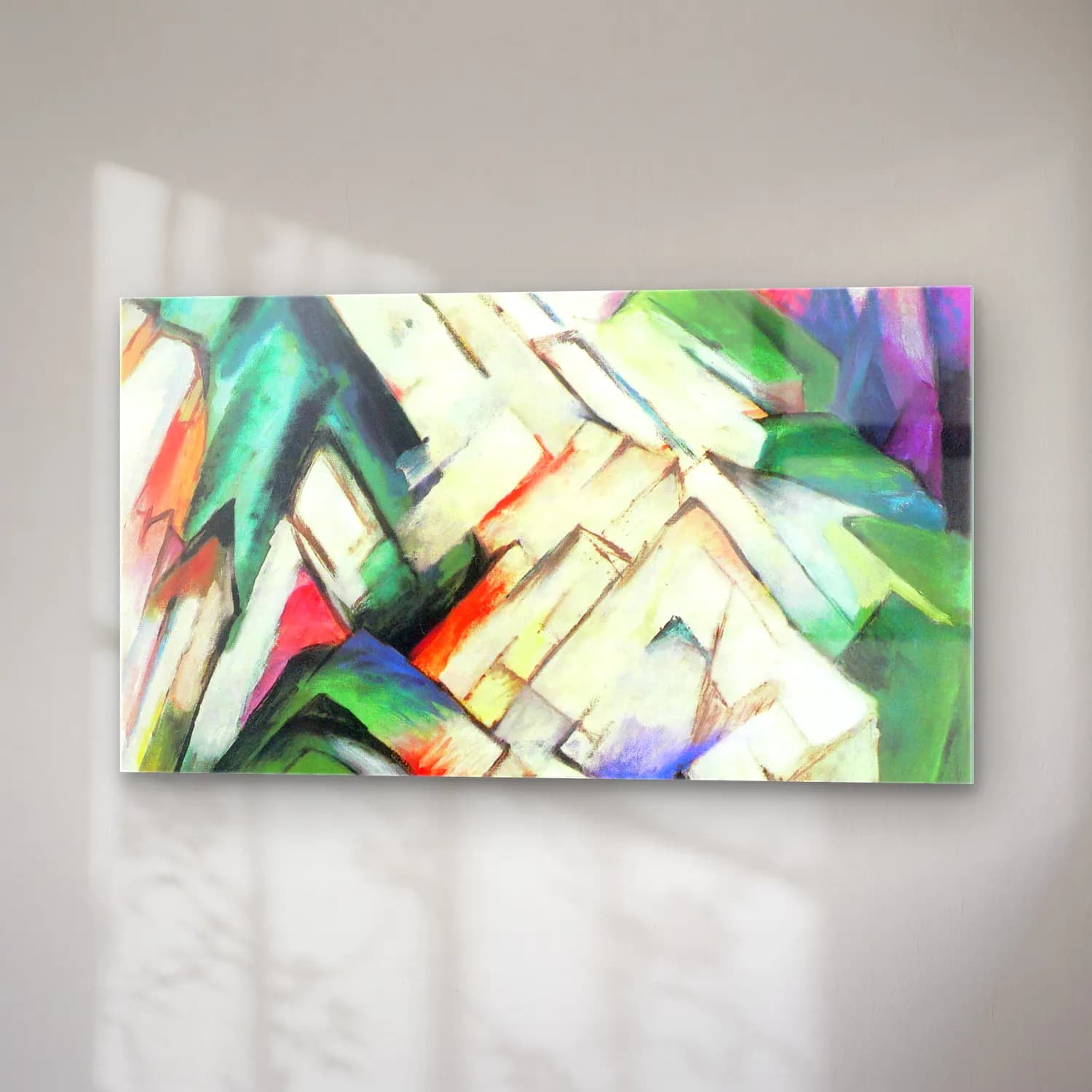 Franz Marc – Mountains - landscape cam tablo — sağ açıdan görünüm