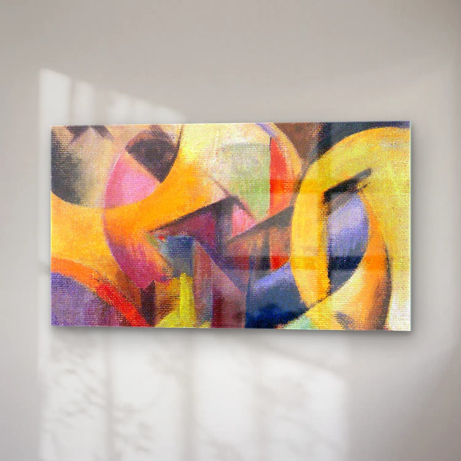 Franz Marc – Small composition I cam tablo — sağ açıdan görünüm