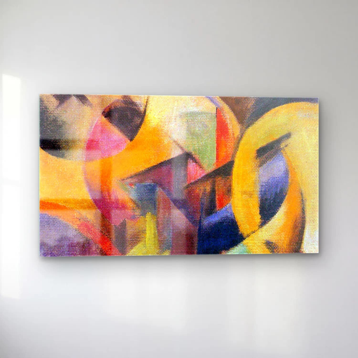 Franz Marc – Small composition I cam tablo — sol açıdan görünüm
