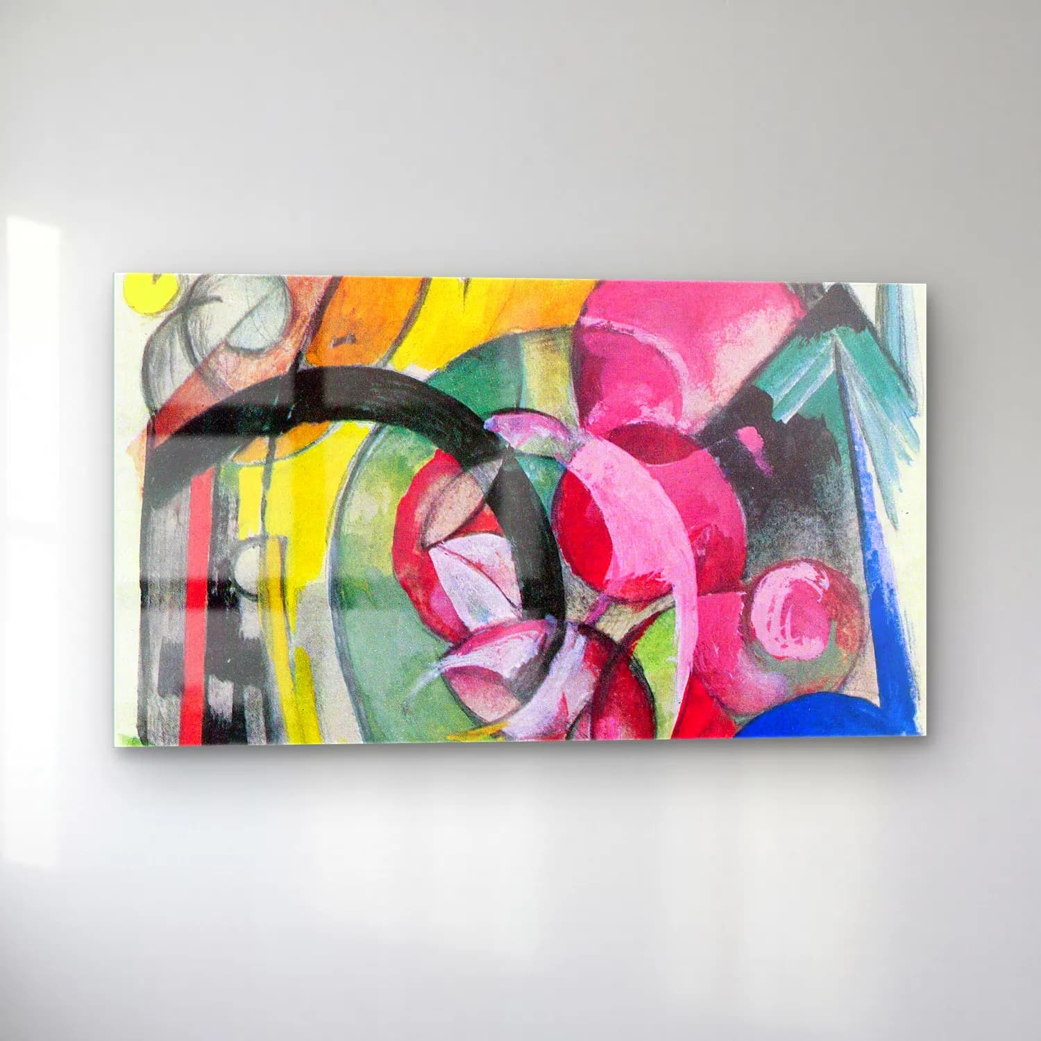 Franz Marc – Small composition II cam tablo — sol açıdan görünüm