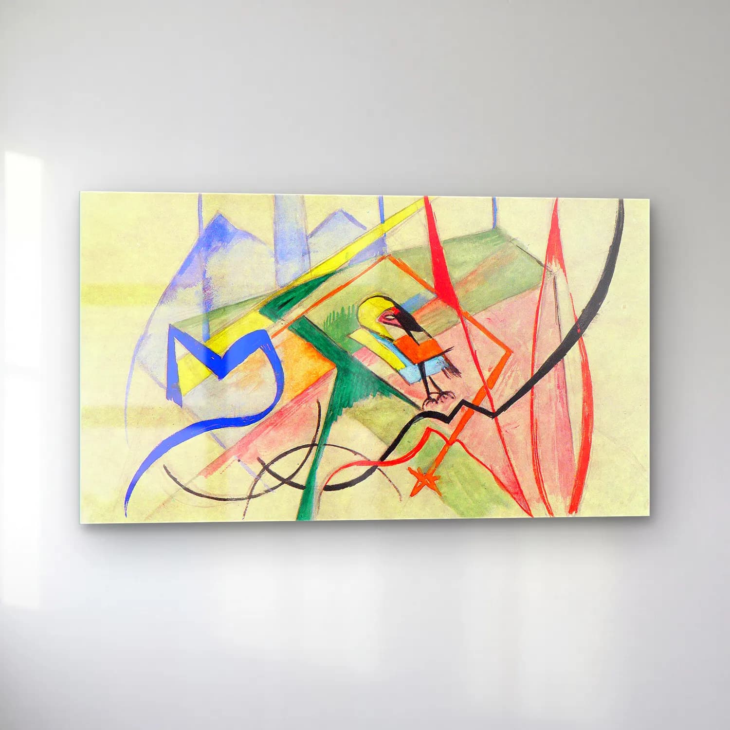 Franz Marc – Small mythical creatures cam tablo — sol açıdan görünüm