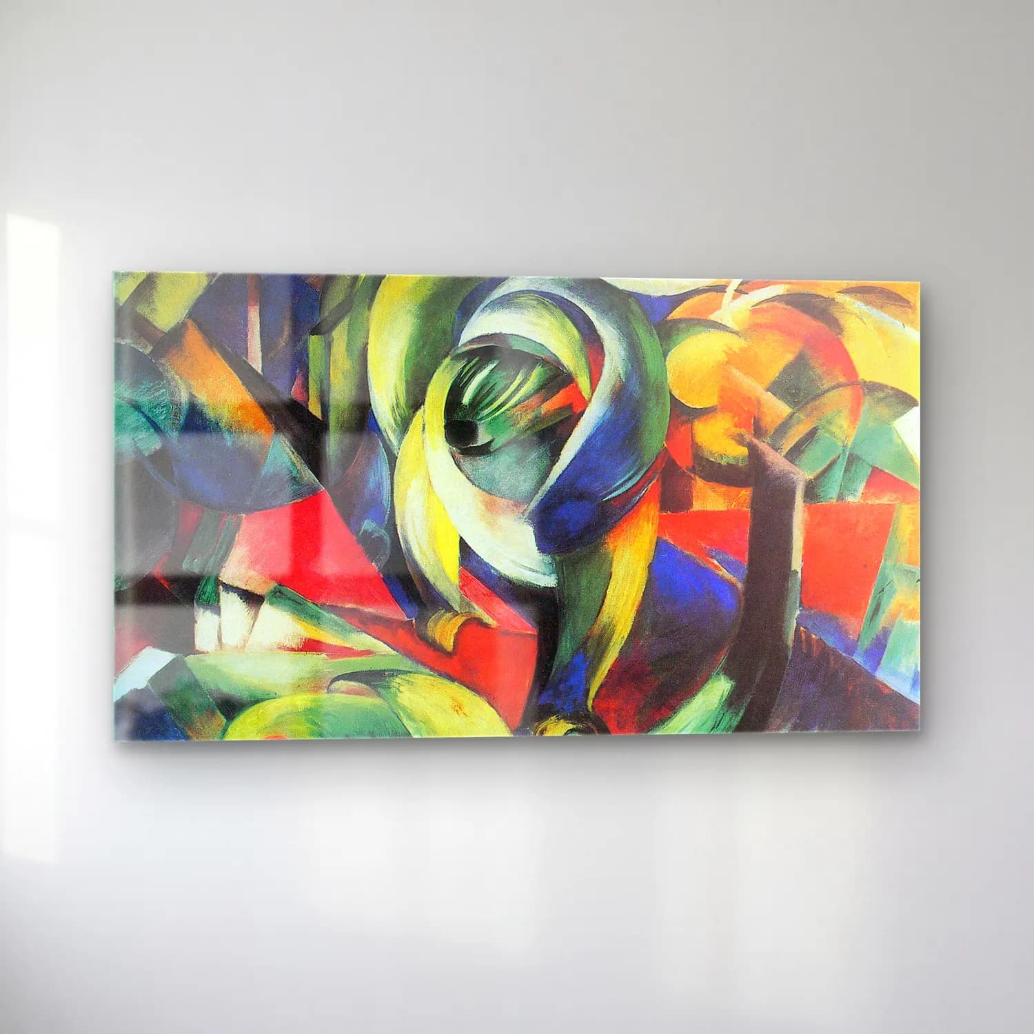 Franz Marc – The Mandrill cam tablo — sol açıdan görünüm