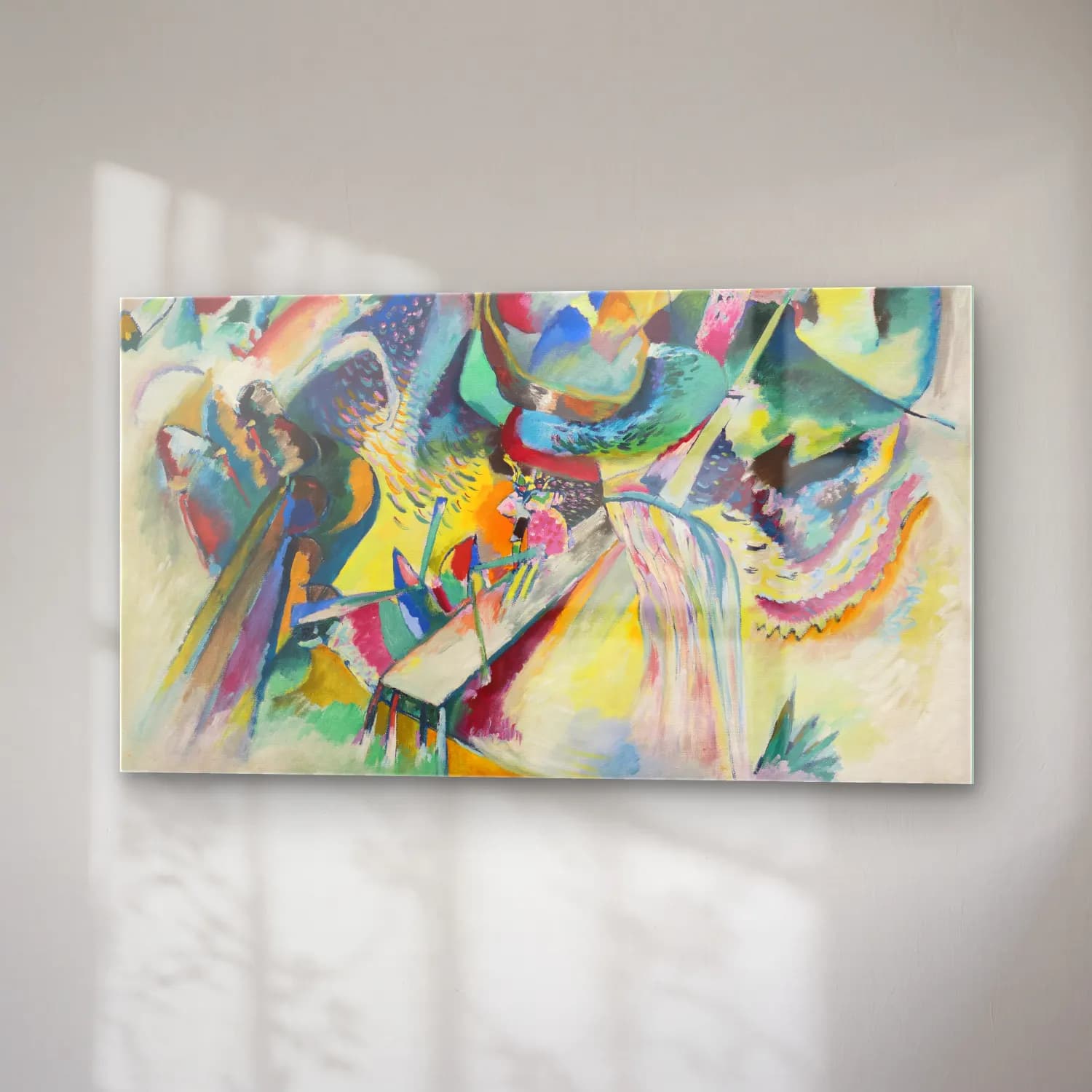 Wassily Kandinsky – Improvisation. Gorge cam tablo — sağ açıdan görünüm