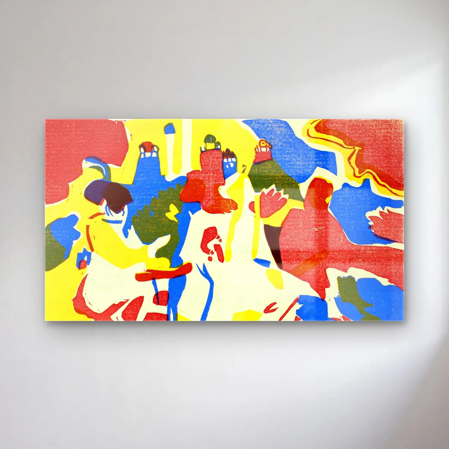 Wassily Kandinsky – Sounds cam tablo — Wassily Kandinsky – Sounds — maksimalist soyut formlar