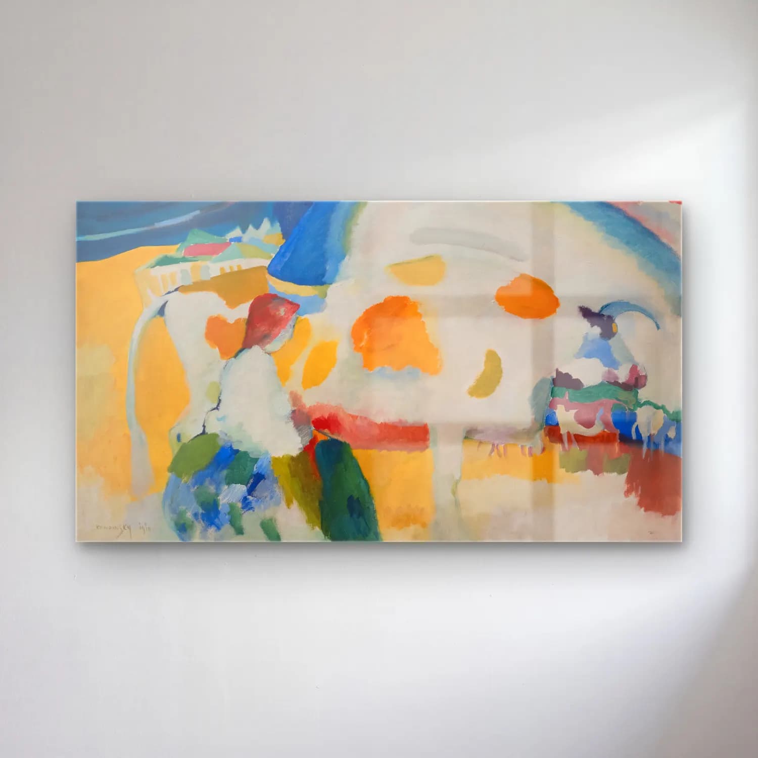 Wassily Kandinsky – The Cow cam tablo — Wassily Kandinsky – The Cow — modern soyut soyut manzara