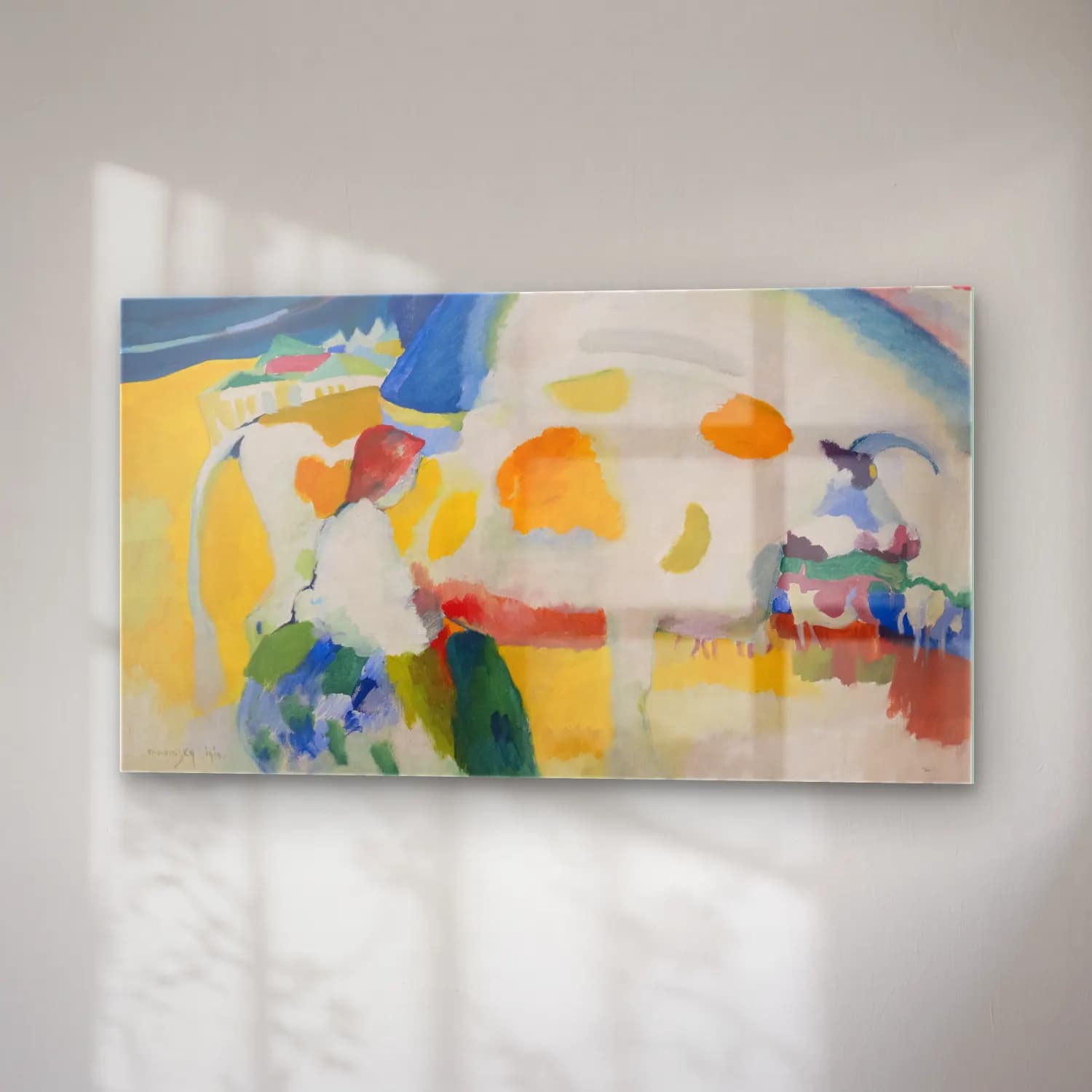 Wassily Kandinsky – The Cow cam tablo — sağ açıdan görünüm