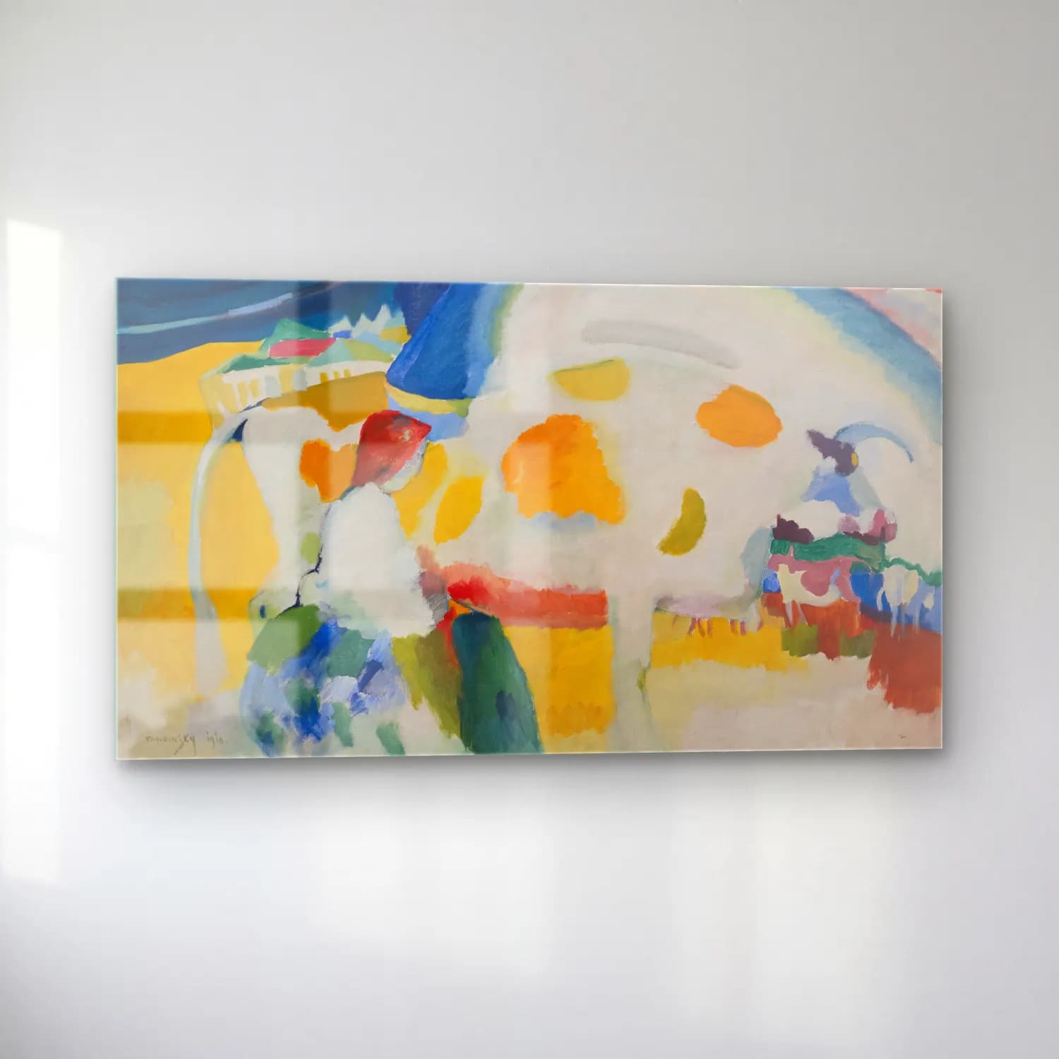 Wassily Kandinsky – The Cow cam tablo — sol açıdan görünüm