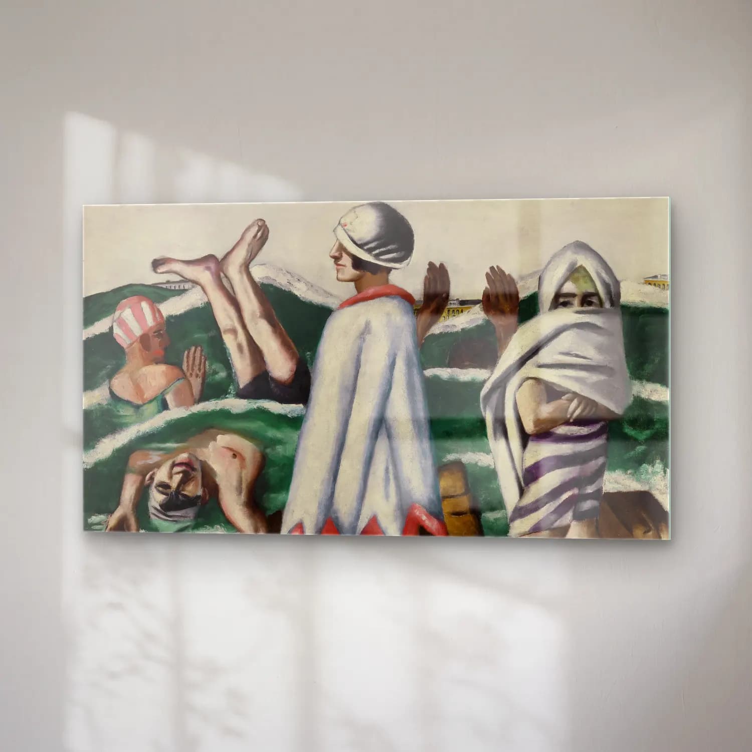Max Beckmann – Lido cam tablo — sağ açıdan görünüm