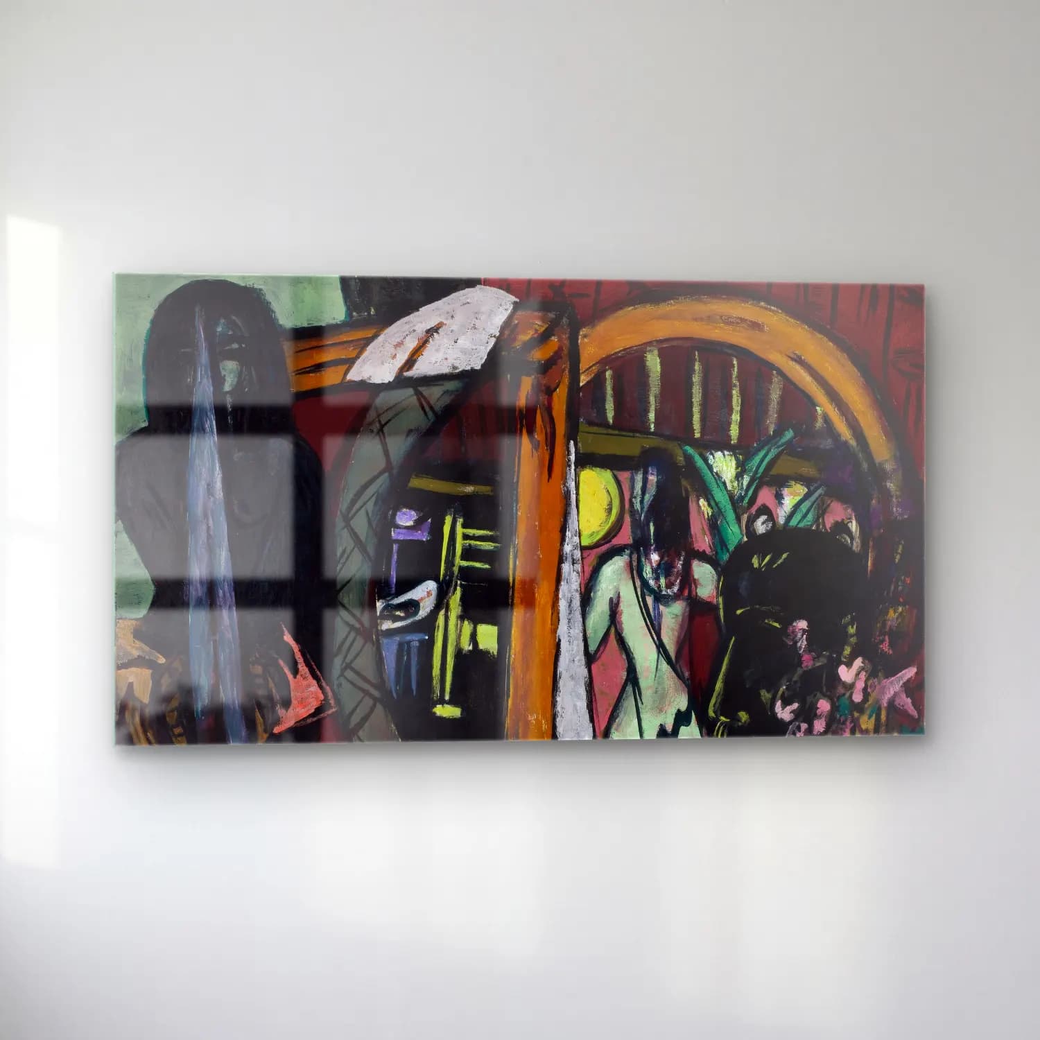 Max Beckmann – Sculptor’s Studio cam tablo — sol açıdan görünüm