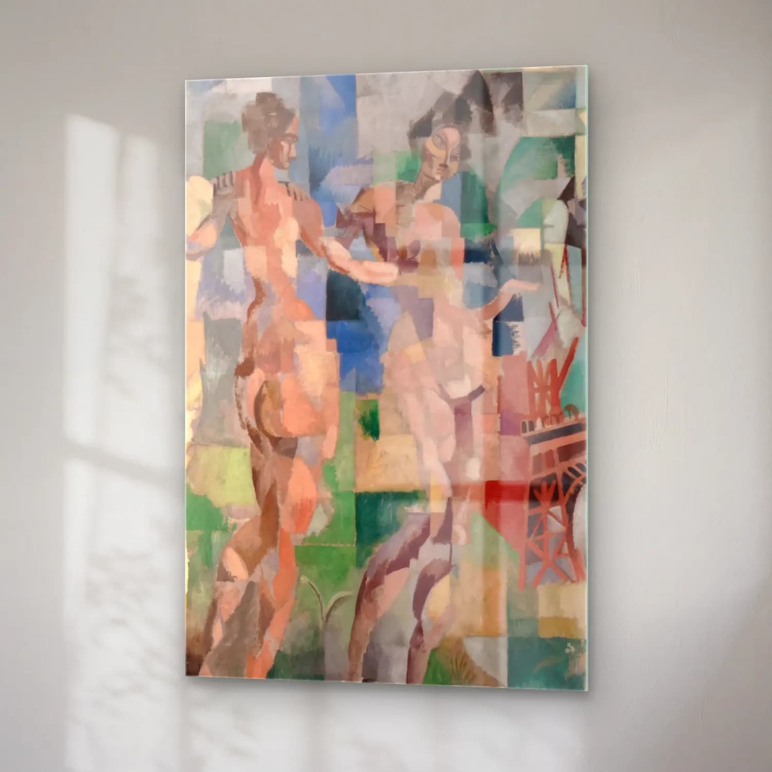 Robert Delaunay – La Ville de Paris cam tablo — sağ açıdan görünüm