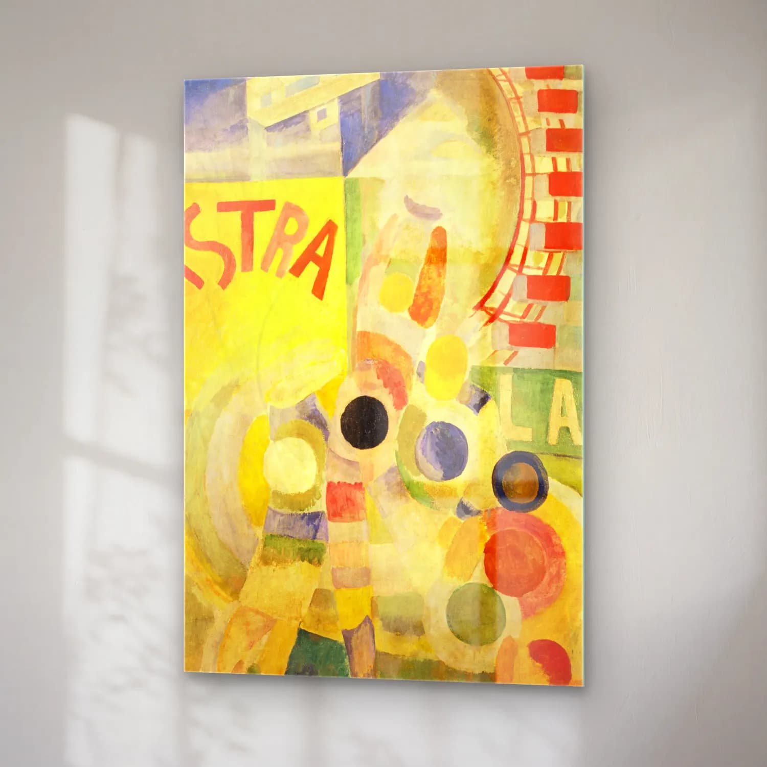 Robert Delaunay – L’Équipe de Cardiff cam tablo — sağ açıdan görünüm