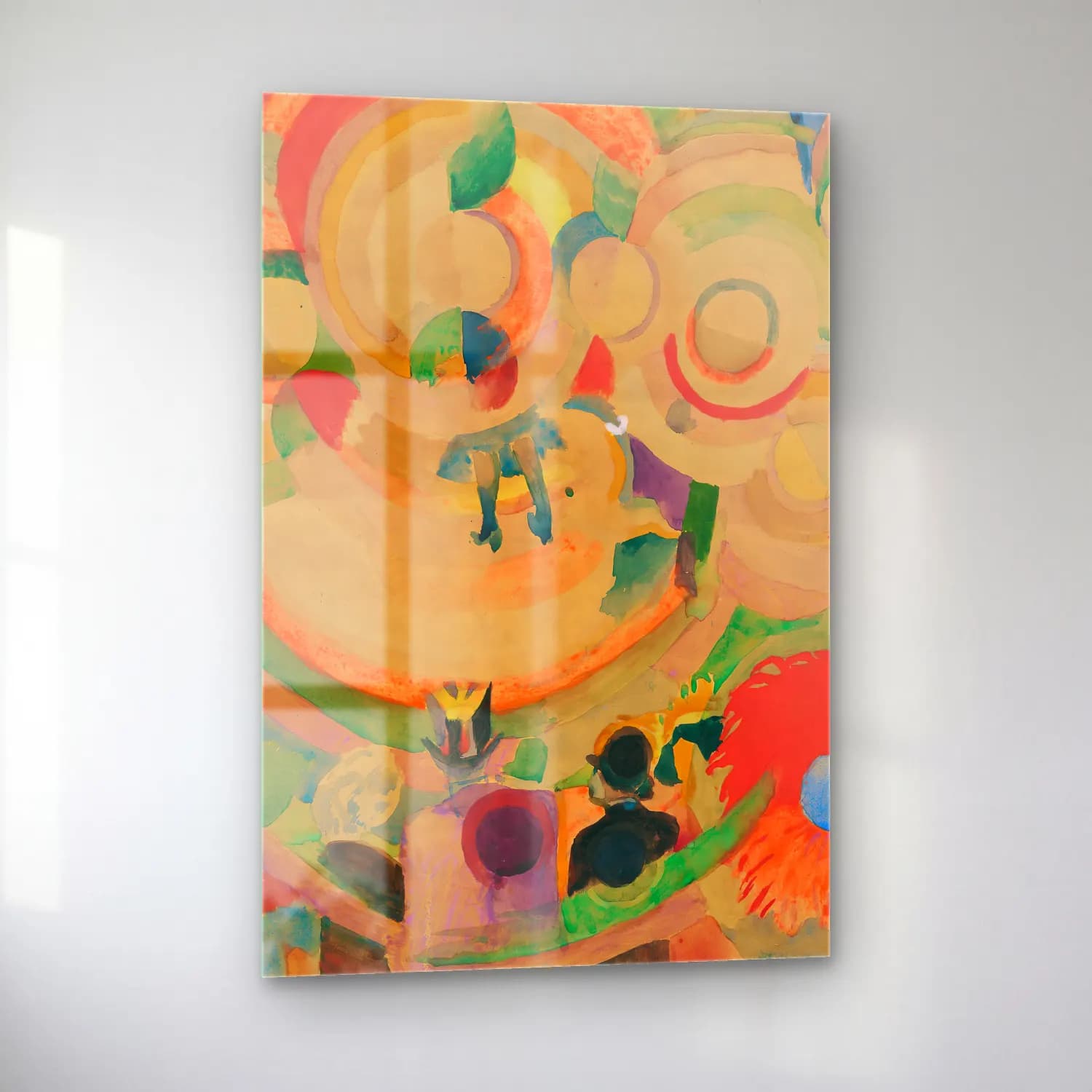 Robert Delaunay – Manège de cochons cam tablo — sol açıdan görünüm