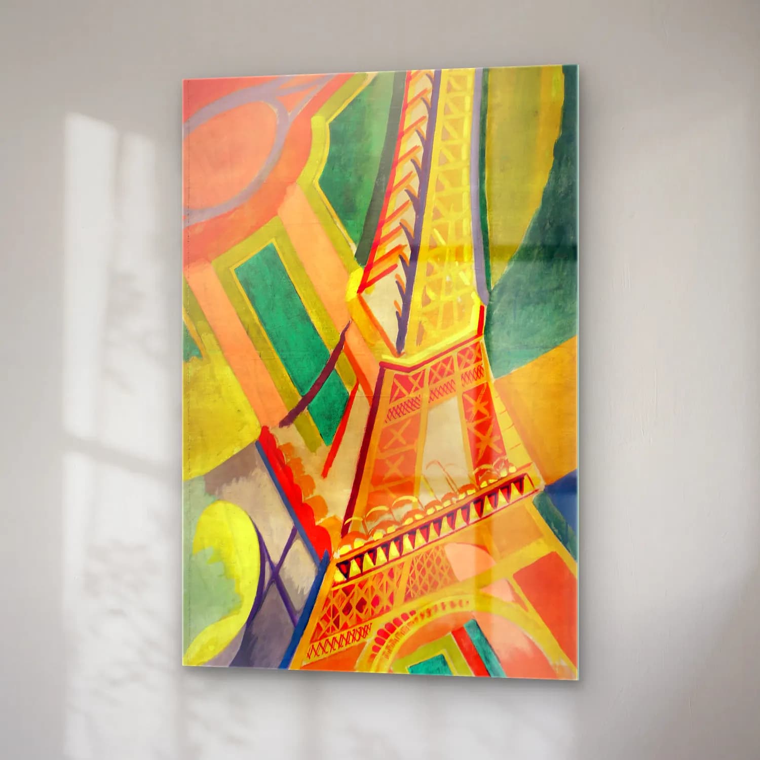 Robert Delaunay – Tour Eiffel cam tablo — sağ açıdan görünüm